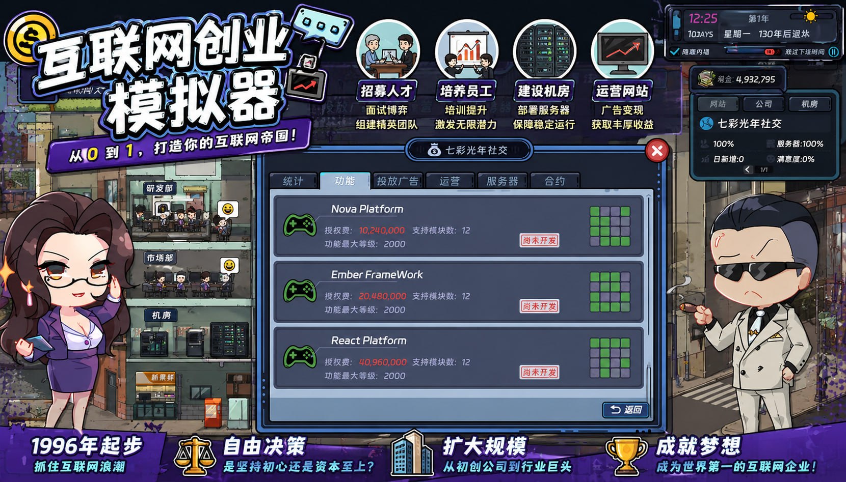 《互联网创业模拟器》全DLC官方中文版